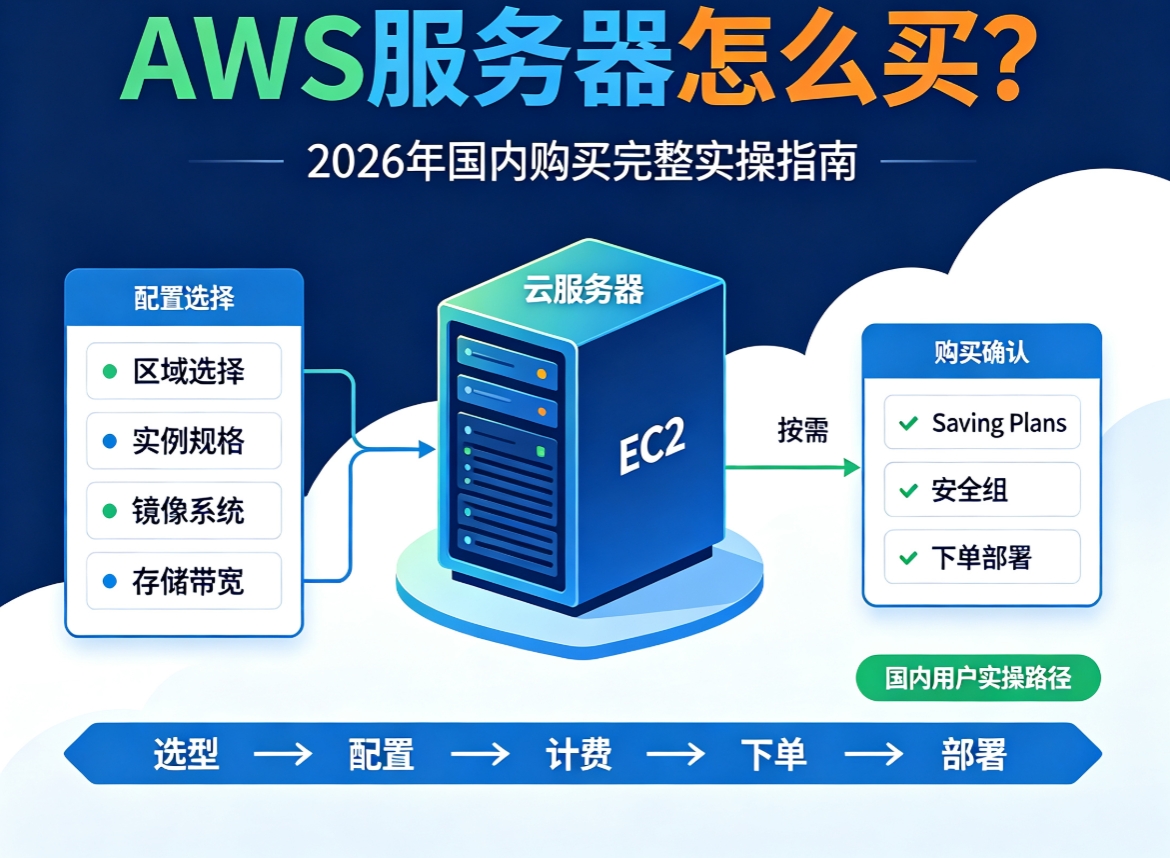 AWS服务器怎么买？2026年国内购买完整实操指南