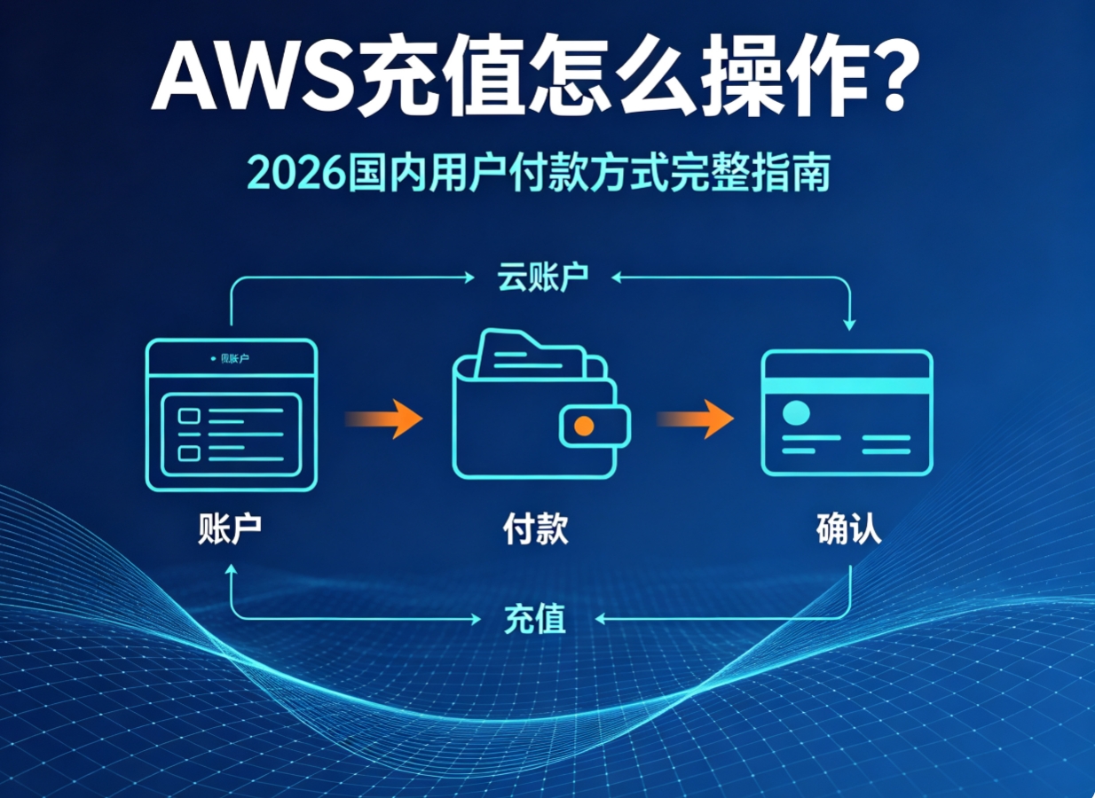 AWS充值怎么操作？2026国内用户付款方式完整指南