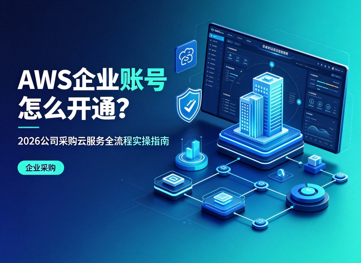 AWS企业账号怎么开通？2026公司采购云服务全流程实操指南