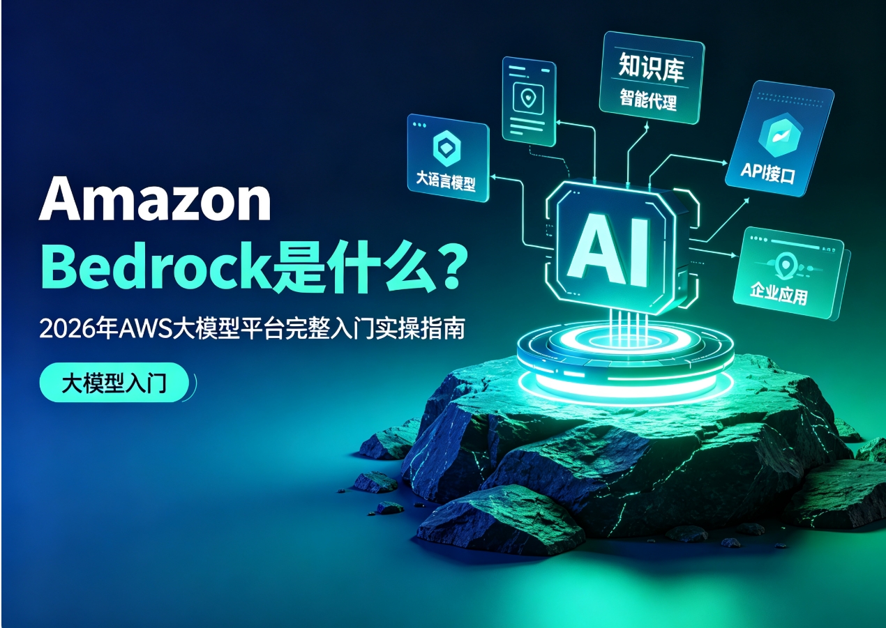 Amazon Bedrock是什么？2026年AWS大模型平台完整入门实操指南