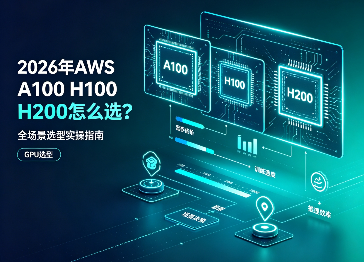 2026年AWS A100 H100 H200怎么选？全场景选型实操指南