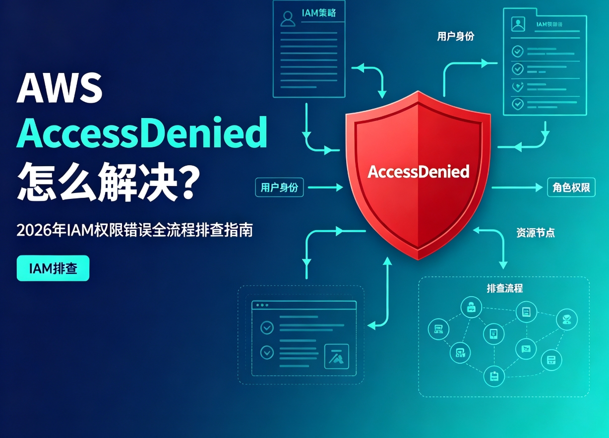 AWS AccessDenied怎么解决？2026年IAM权限错误全流程排查指南