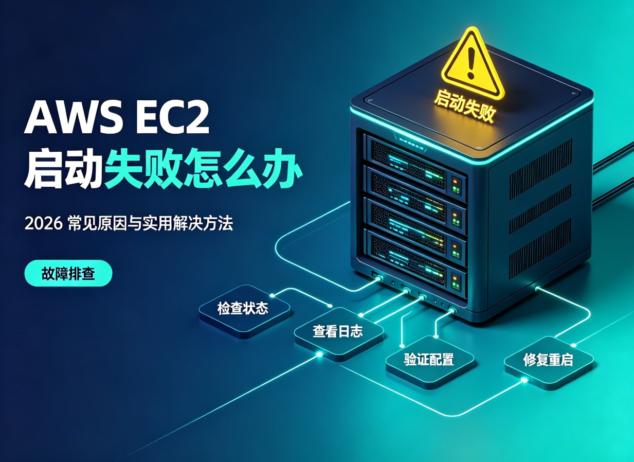 AWS EC2启动失败怎么办2026 常见原因与实用解决方法